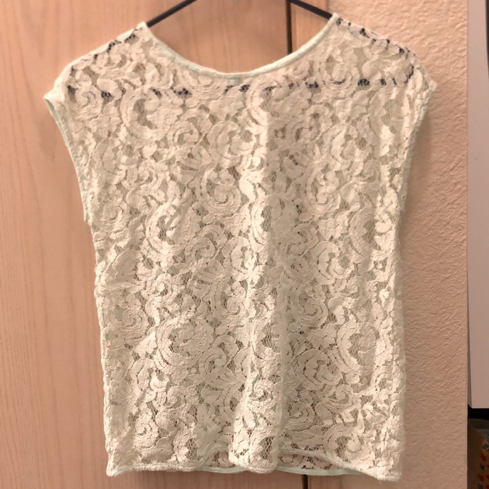 Mint Green Blouse